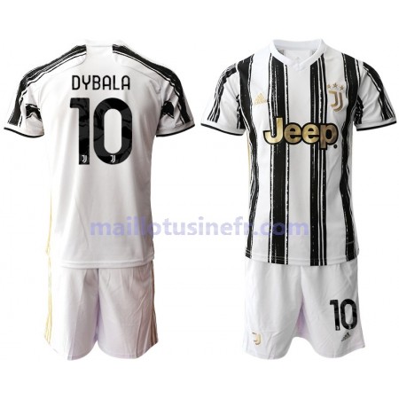 Maillot de Foot Juventus Paulo Dybala 10 Domicile 2020-21 - Enfant